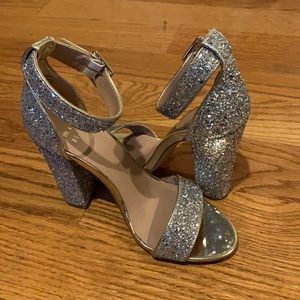 Mix No. 6 Silver Glitter Heels